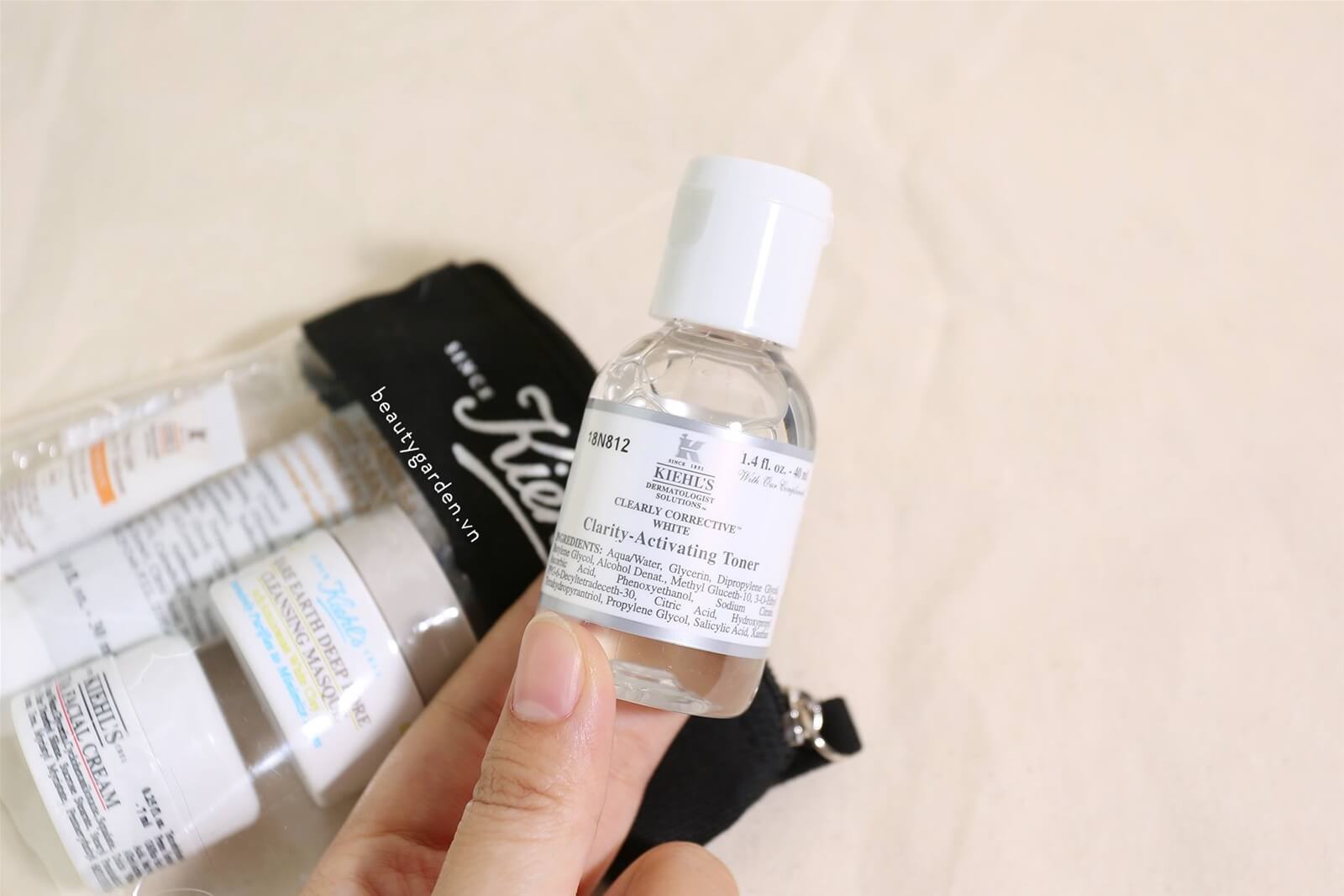 Kiehl's Clearly Corrective Activating Toner 40 ml โทนเนอร์Kiehl's,kiehl's clearly corrective clarity activating toner review, kiehl's clearly corrective white clarity activating toner รีวิว